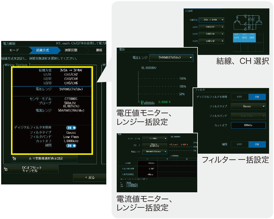図6 専用のアプリケーションメニュー