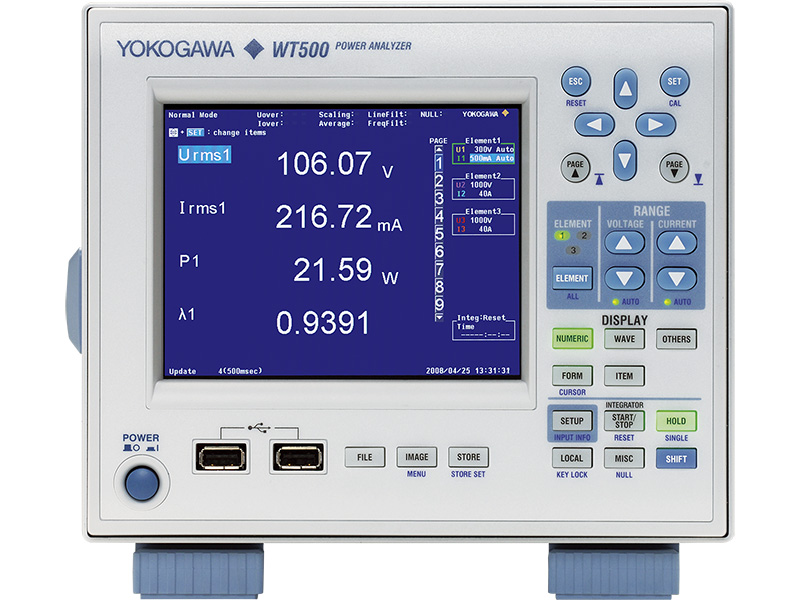 Digital Power Meters WT Series & Precision Power Scope PX Yokogawa