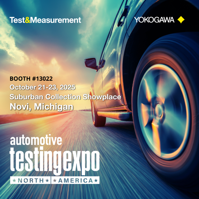 Automotive Testing Expo 2025 | ATE 2025 | Yokogawa Test&Measurement
