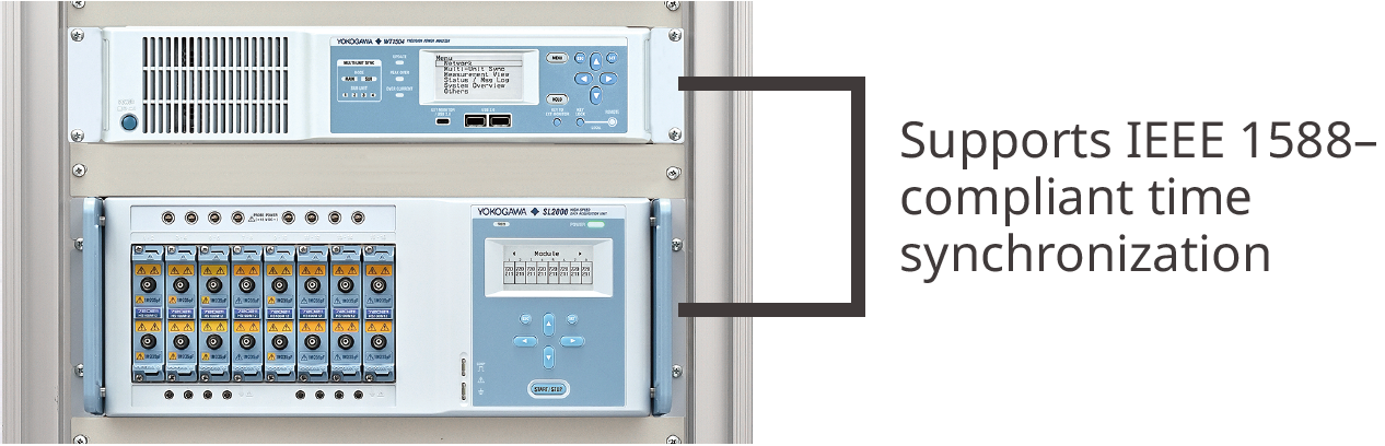 IEEE 1588 time-synchronized measurement with ScopeCorder waveform capture