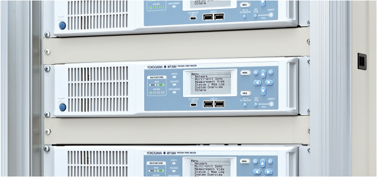 Drop-in installation in standard JIS/EIA test racks