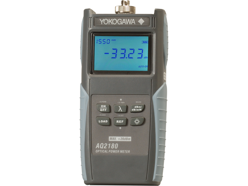AQ2180 Series Portable Optical Power Meter (w/ data storage/transfer) | Yokogawa Test&Measurement