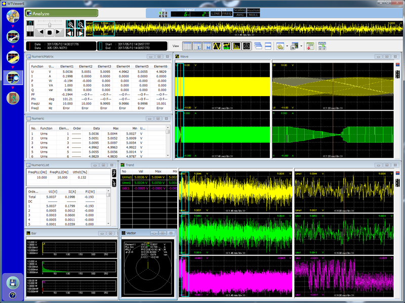 WTViewerE Application Software  Yokogawa Test & Measurement Corporation