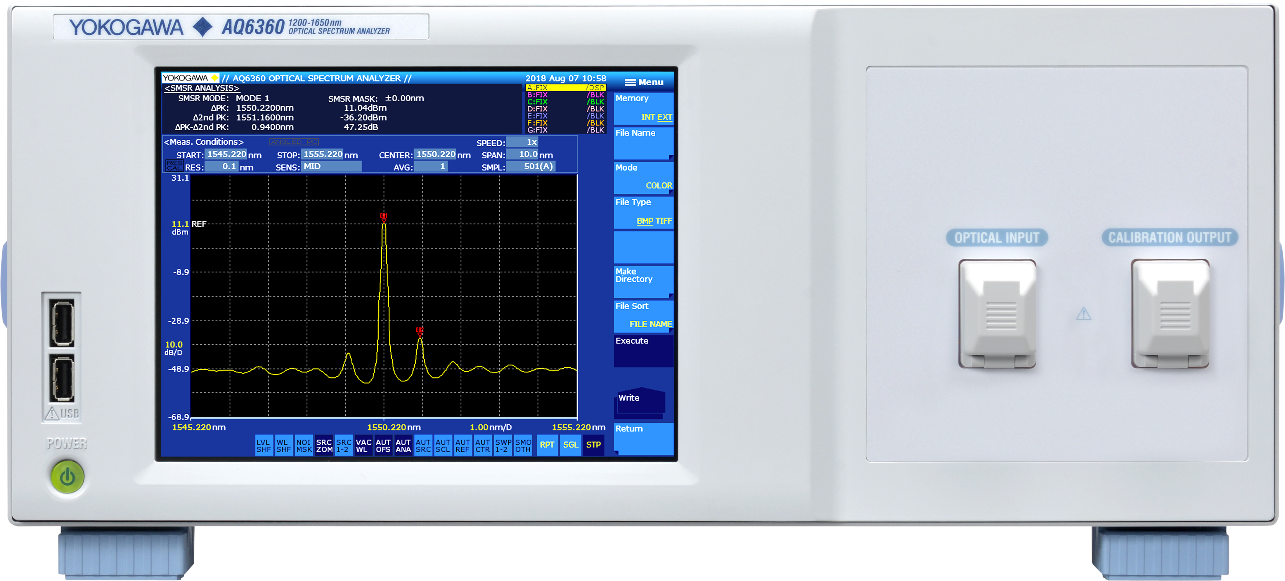 AQ6360 Telecom Production 1200 - 1650 nm thumbnail