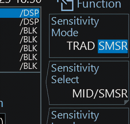 Up to 2x faster SMSR measurement: SMSR mode