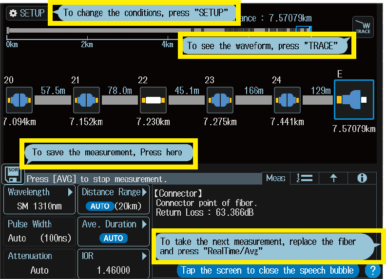 Simple OTDR