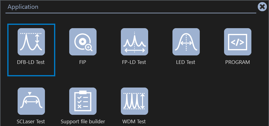 APP menu window
