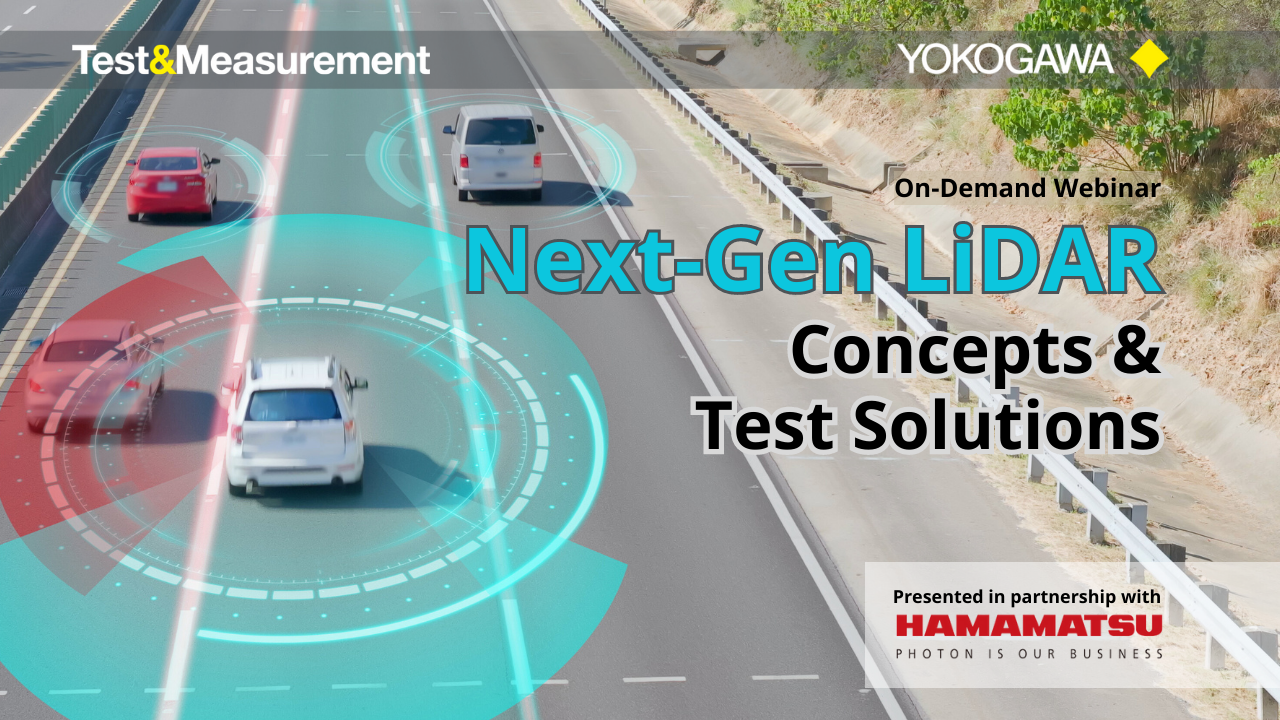 Next-Gen LiDAR Concepts & Test Solutions | Yokogawa Test&Measurement