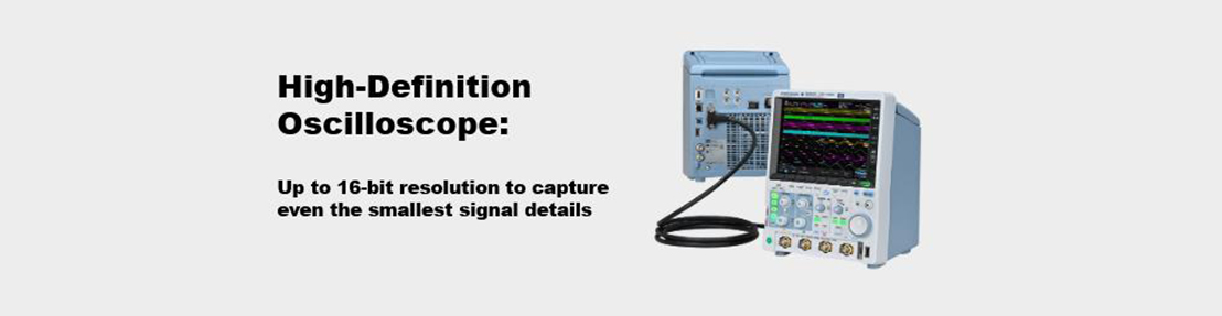 12-bit and beyond: The DLM3000HD High-Definition oscilloscope complements the 8-channel DLM5000HD